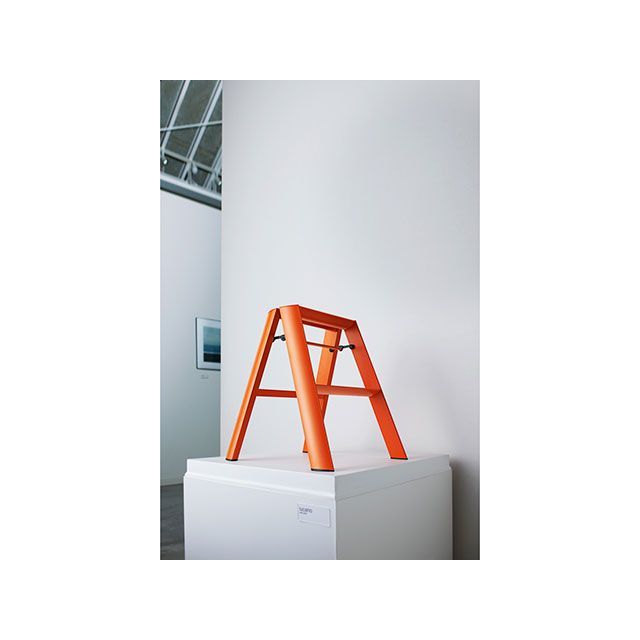 하세가와 루카노 2step 2단 접이식 사다리 ML2.0-2 OR 오렌지 이미지 6