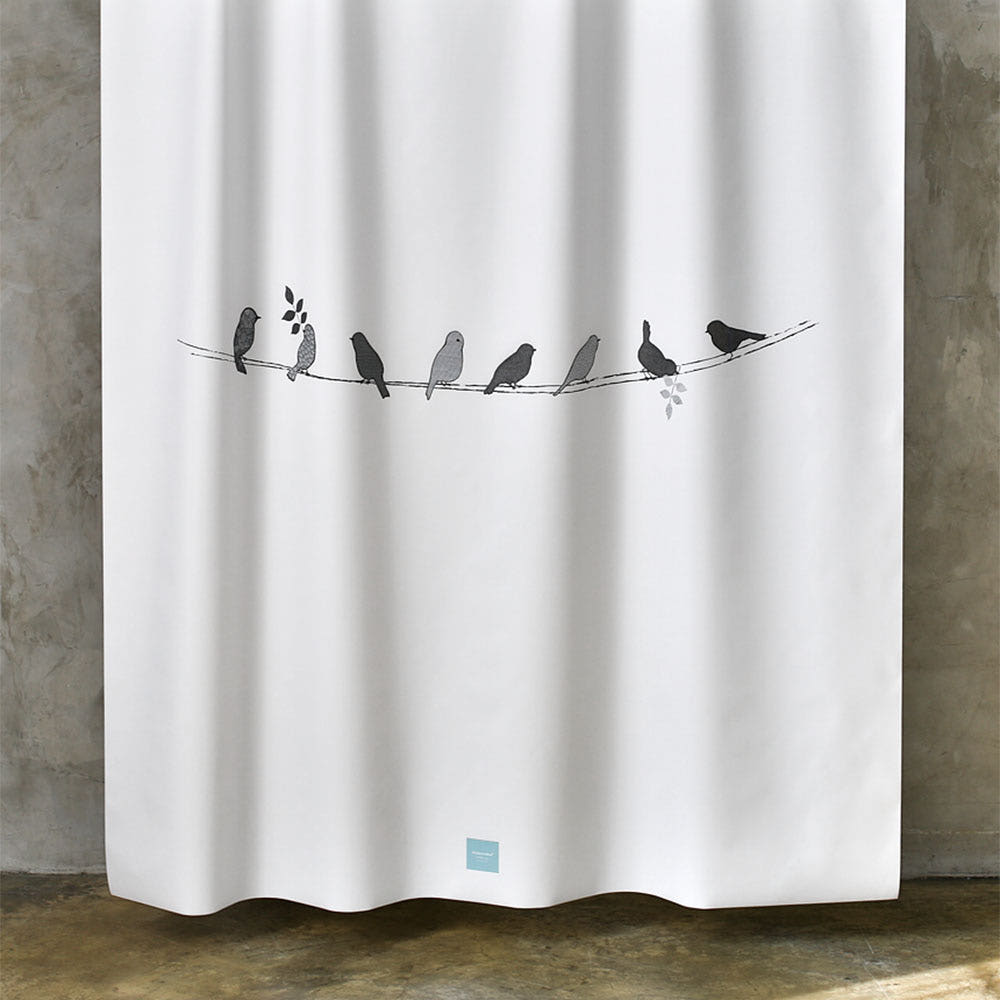 원세븐나인 패브릭 샤워커튼 버드레스트 L (180X208cm) - 상품 이미지