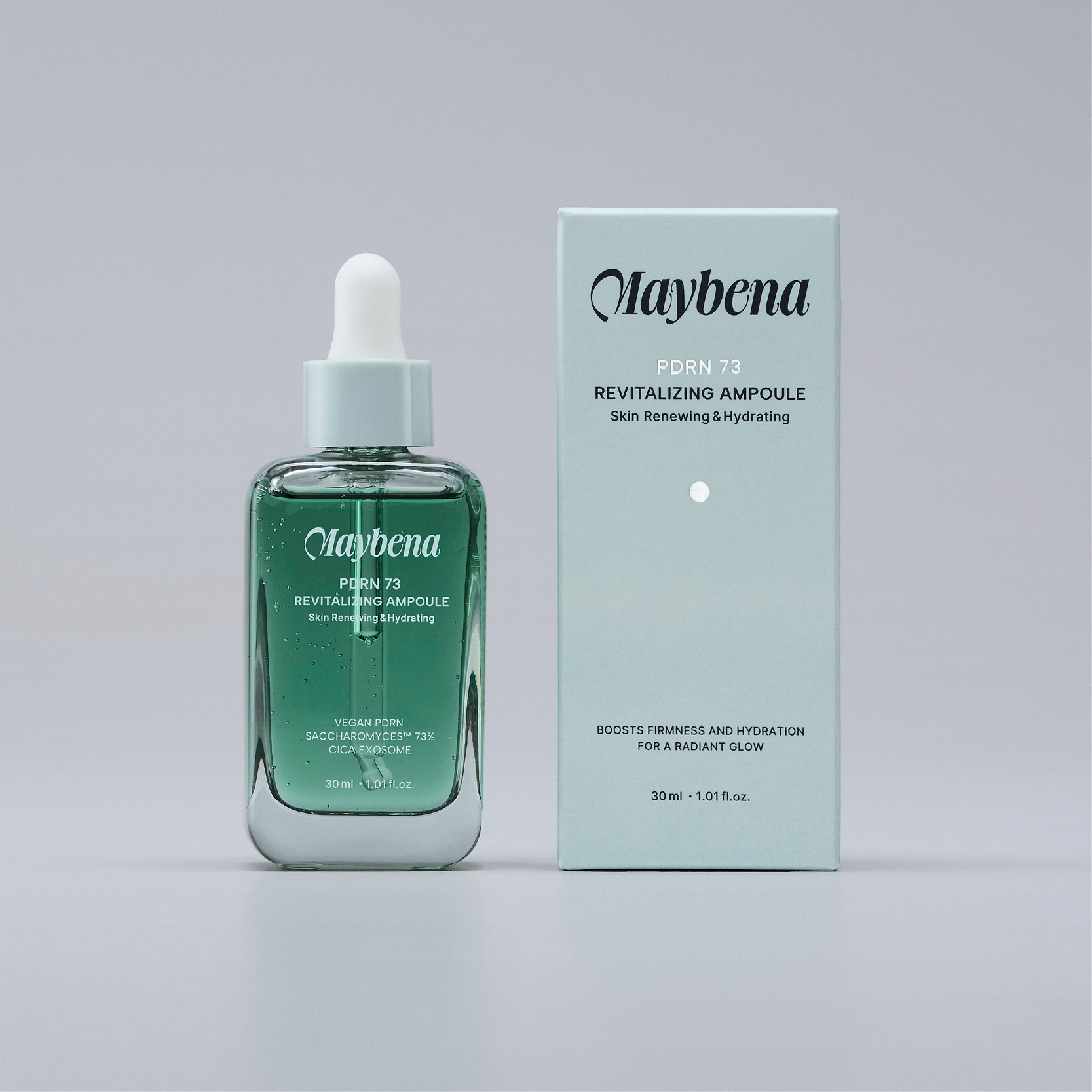 ★블프할인★[1+1] 메이베나 PDRN73 리바이탈라이징 앰플 30ml 팔자 눈가 목 주름 흔적 재생 탄력 모공 - 상세 이미지 2