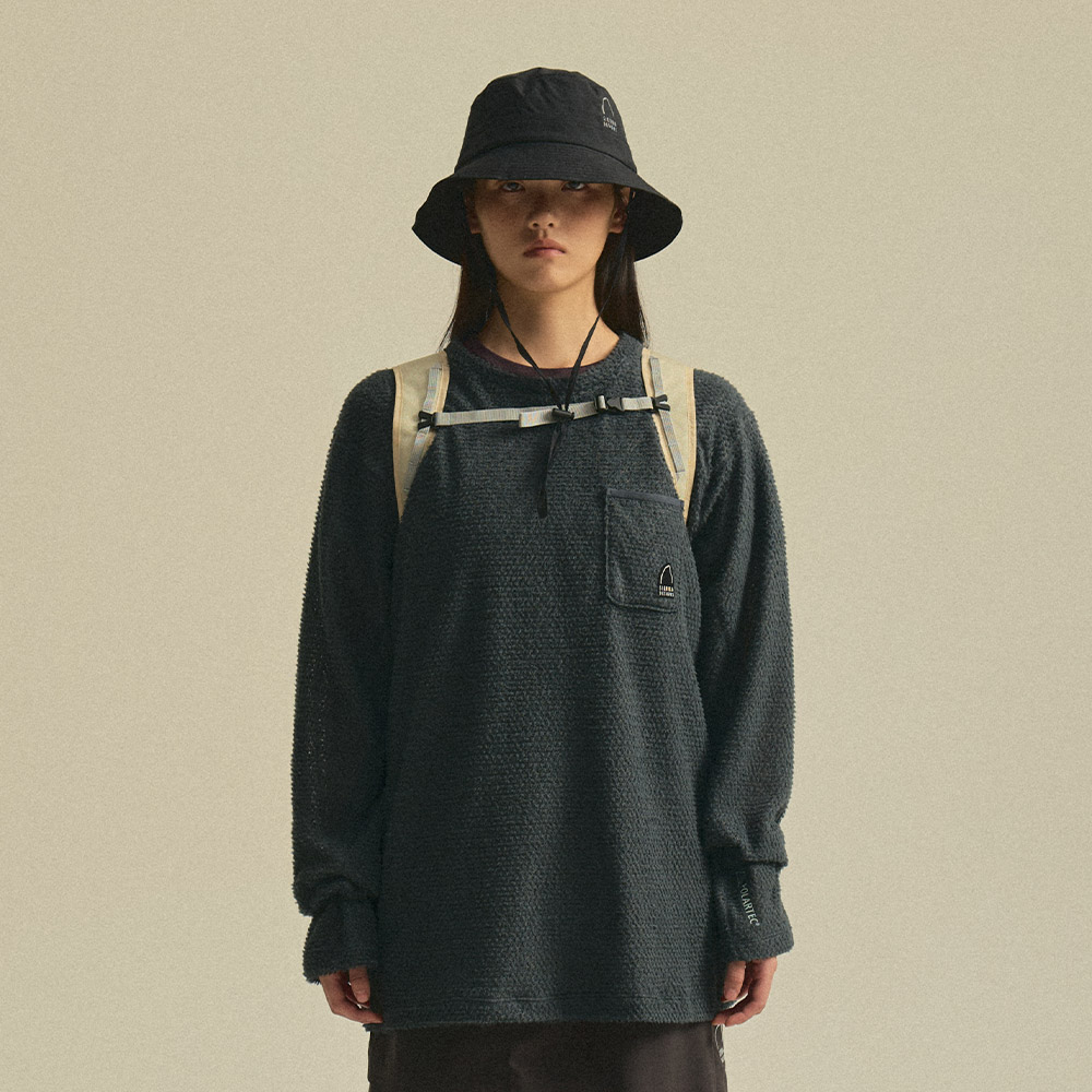 [시에라디자인 공식]W) 모스(MOSS) 폴라텍 알파 다이렉트 긴팔티셔츠 CHARCOAL : SIERRA DESIGNS