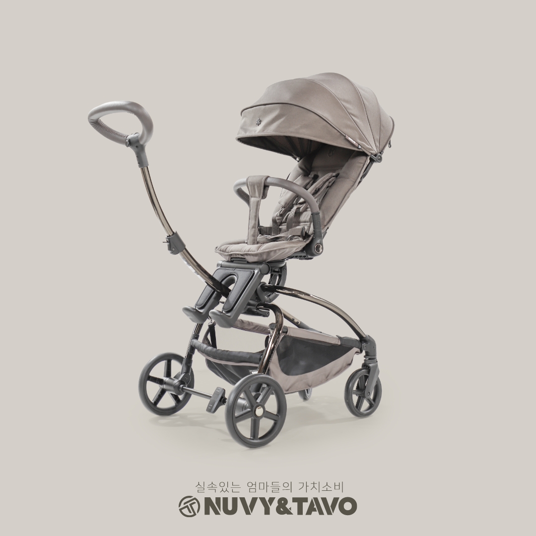 [누비앤타보] TAVO 트래블러 S3 프리미엄 트라이크 유모카 큰아이까지 등하원 기내반입