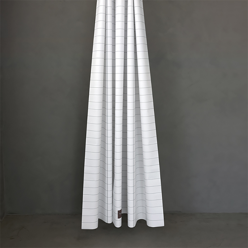 원세븐나인 패브릭 샤워커튼 와이드 그리드 L (180X208cm) - 상세 이미지 3