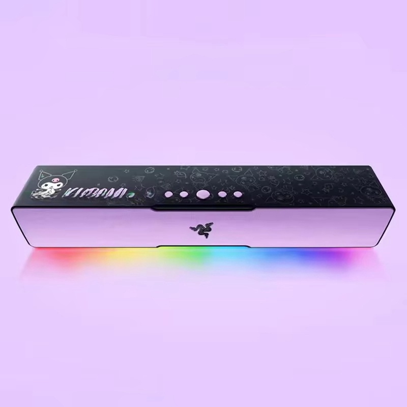 레이저 Razer 쿠로미 에디션 게임용 사운드바 크로마 RGB 블루투스 한정판 스피커 - 상세 이미지 4