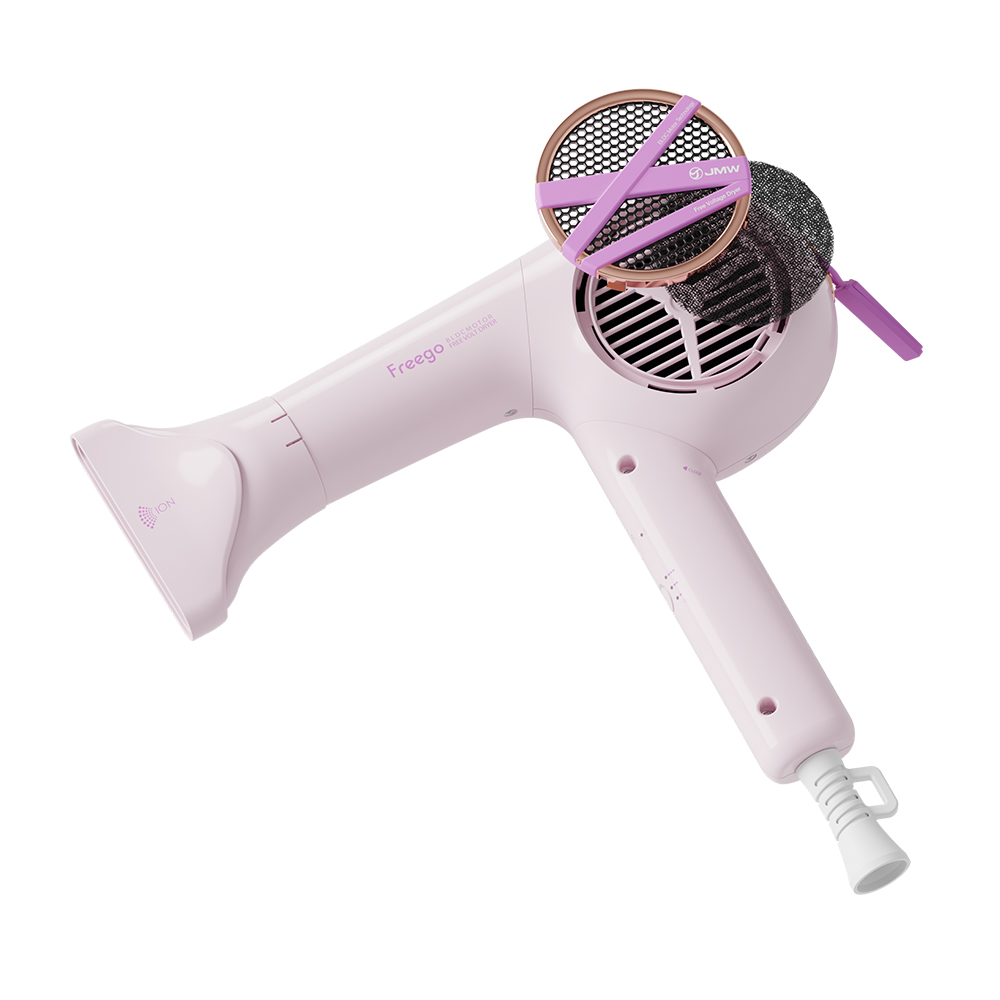 리얼 프리볼트 JMW 프리고 MVF6A01A 고성능 터보 항공모터 접이식 헤어 드라이기