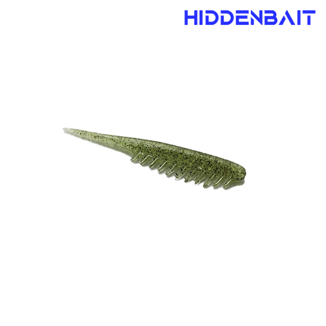 히든베이트 트리톤 볼락웜 아징웜 볼락낚시 UV점발광 집어제 첨가 011 WATERMELON, 5.5cm(2.2인치) - 상품 이미지