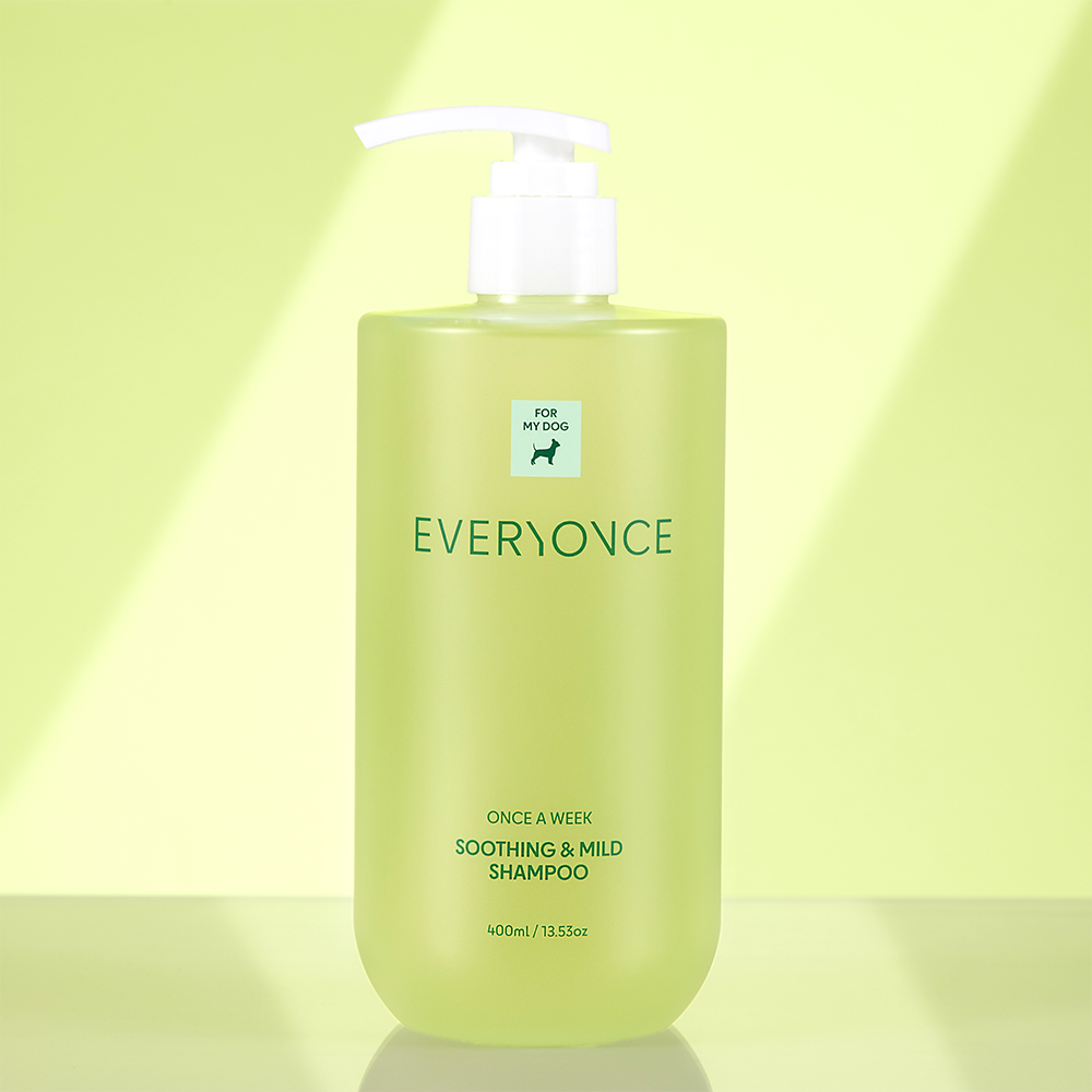 에브리원스 1분 진정 보습 수딩&저자극 강아지 샴푸 400ml