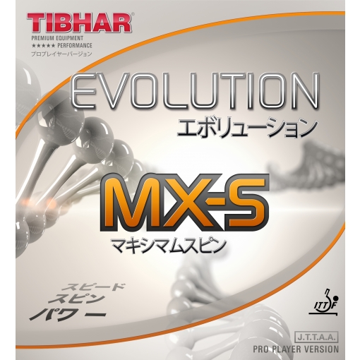 [티바] EVOLUTION MXS 스핀형 탁구러버 경도 46.3-48.3 - 상품 이미지
