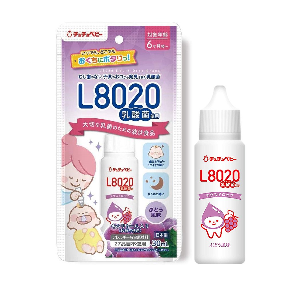 츄츄베이비 L8020 유산균 마우스 드롭 포도 6개월부터