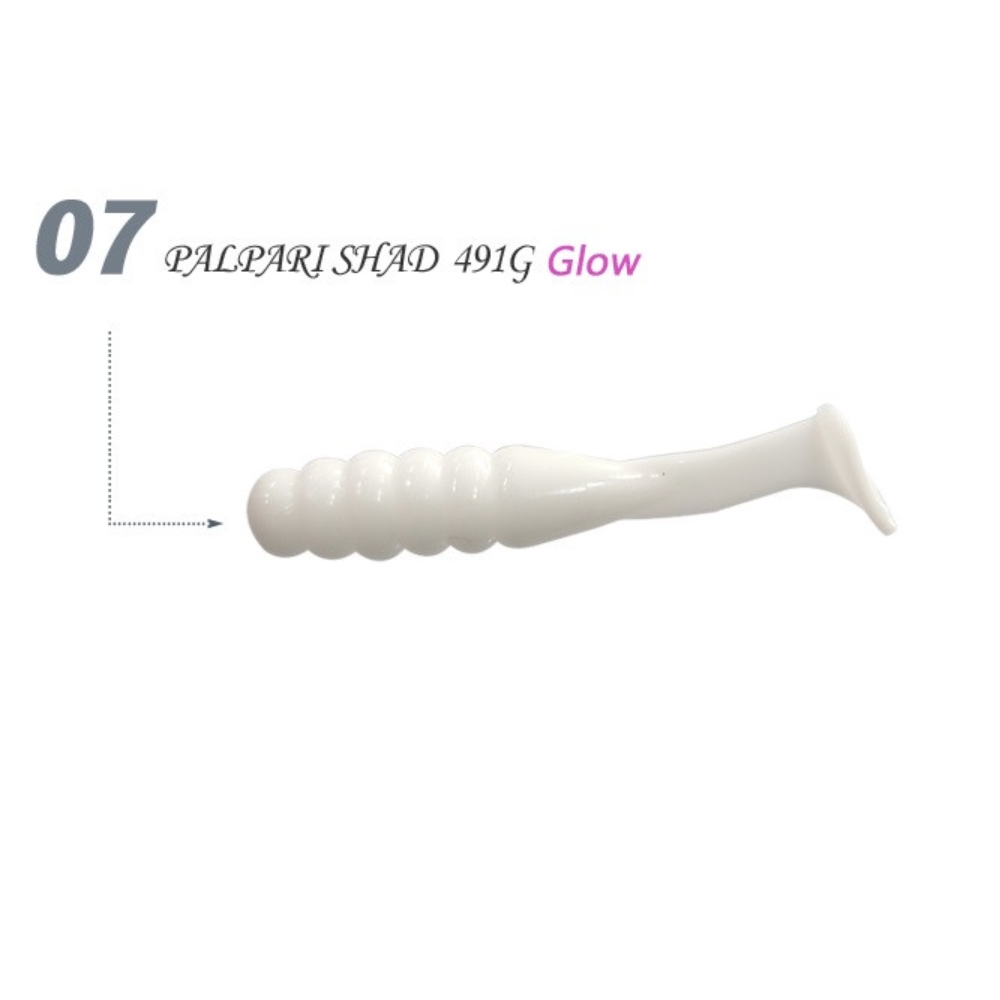 잇베이트 팔팔이쉐드 우럭 볼락 풀치웜 491G 화이트, 5.5cm(2.2인치) - 상세 이미지 2