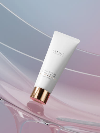 라에스테 콜라겐 마스크 사용 후 물광 피부