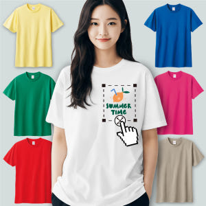 [인쇄비포함] 티셔츠 제작 단체티 주문 반팔티 소량 프린팅 커스텀 인쇄 착용 후기 | 사이즈/핏 총정리 - 상품 이미지 1