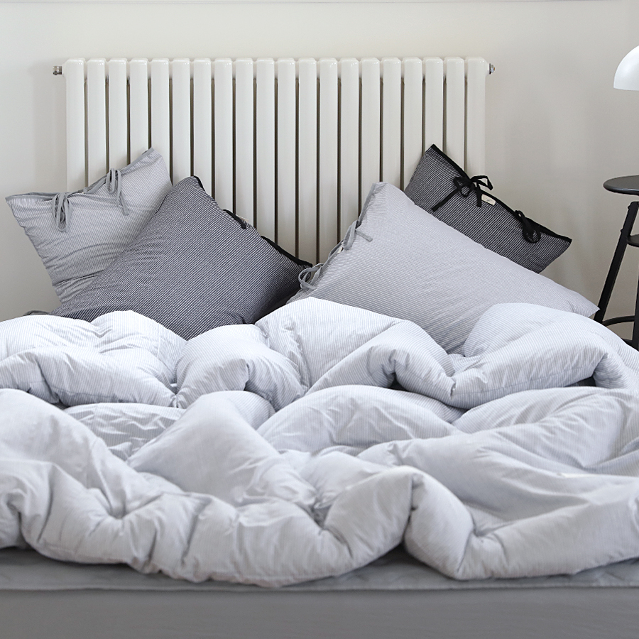 사계절 차렵이불 뉴욕시티 스트라이프 옥수수솜 포근한 사계절이불 SS