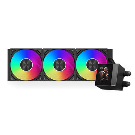 PCCOOLER CPS DC360 PRO ARGB DISPLAY CPU수랭쿨러 블랙