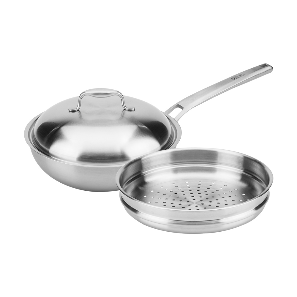 한일스텐레스 통5중 IH 베닉스 스텐 궁중팬 찜기세트 24cm