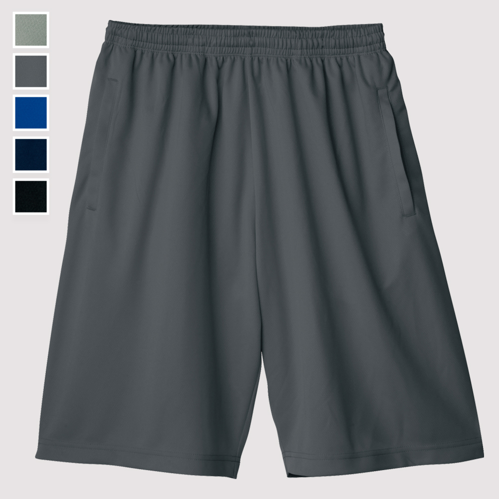 무지 기능성 반바지 빅사이즈 드라이 메쉬 쿨론 헬스 숏팬츠 - 상품 이미지