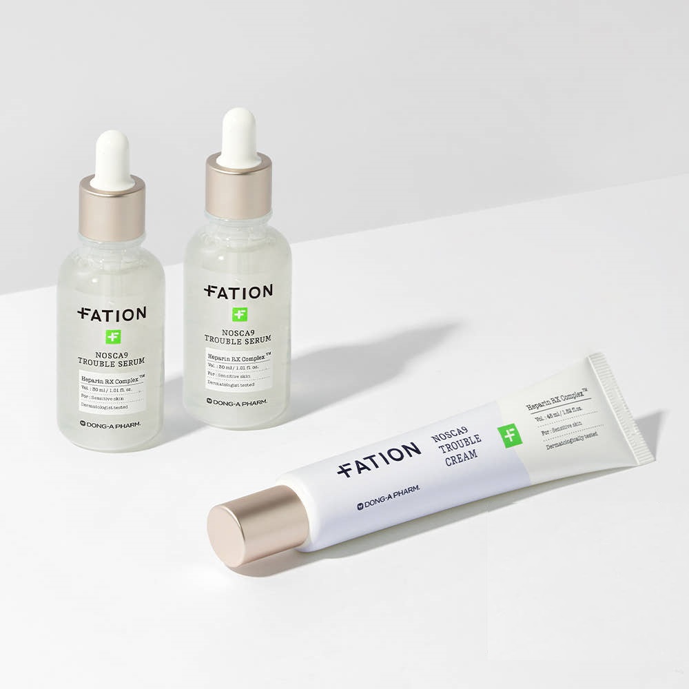파티온 노스카나인 트러블 세럼30mlX2+크림45ml 세트 - 상품 이미지