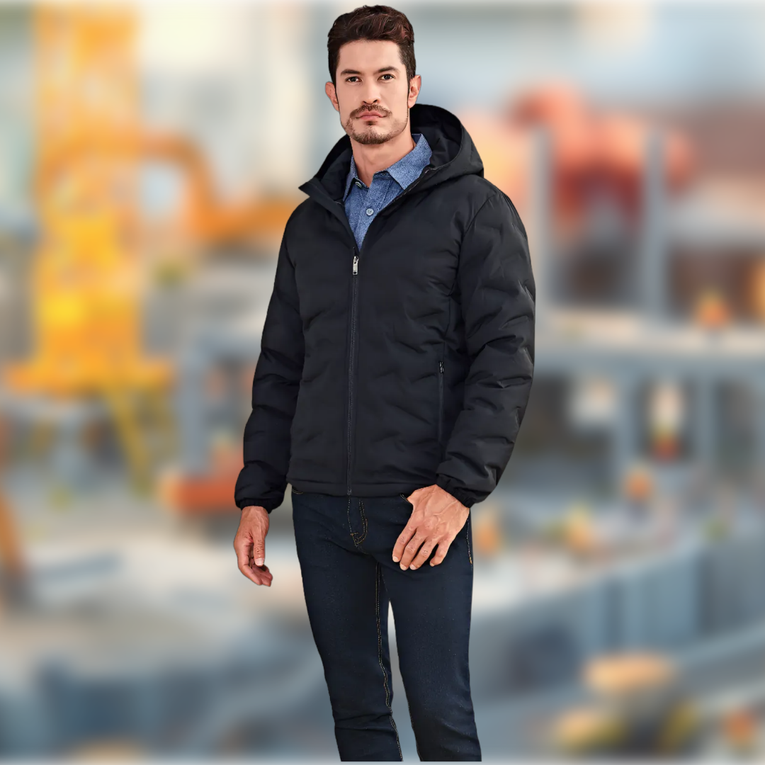 티뷰크 TBB-7502 덕다운 겨울패딩 베이직 오리털 패딩 점퍼 작업 근무복 현장 단체복 - 메인 이미지