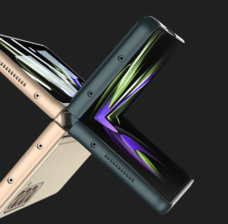 갤럭시 스탠딩 커버 거치대 케이스 블루그린, 갤럭시Z 폴드5 - 상세 이미지 5