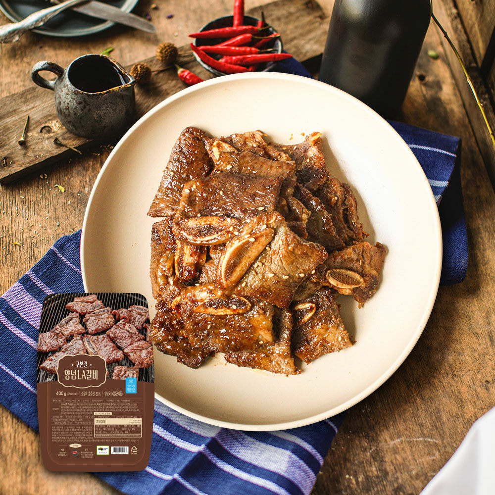 (m) 구본길 호주산 양념 LA갈비 400g x 4팩