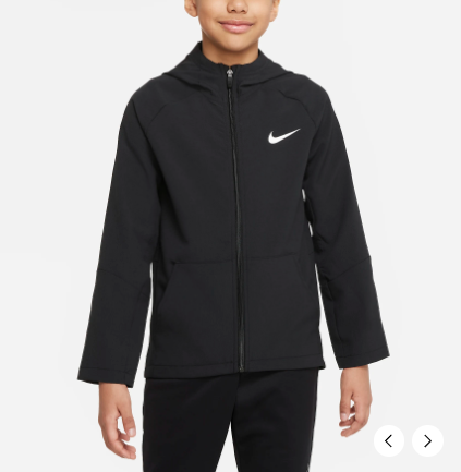국내매장판 나이키 드라이 핏 주니어 우븐 트레이닝 재킷 D5 DO7095-010