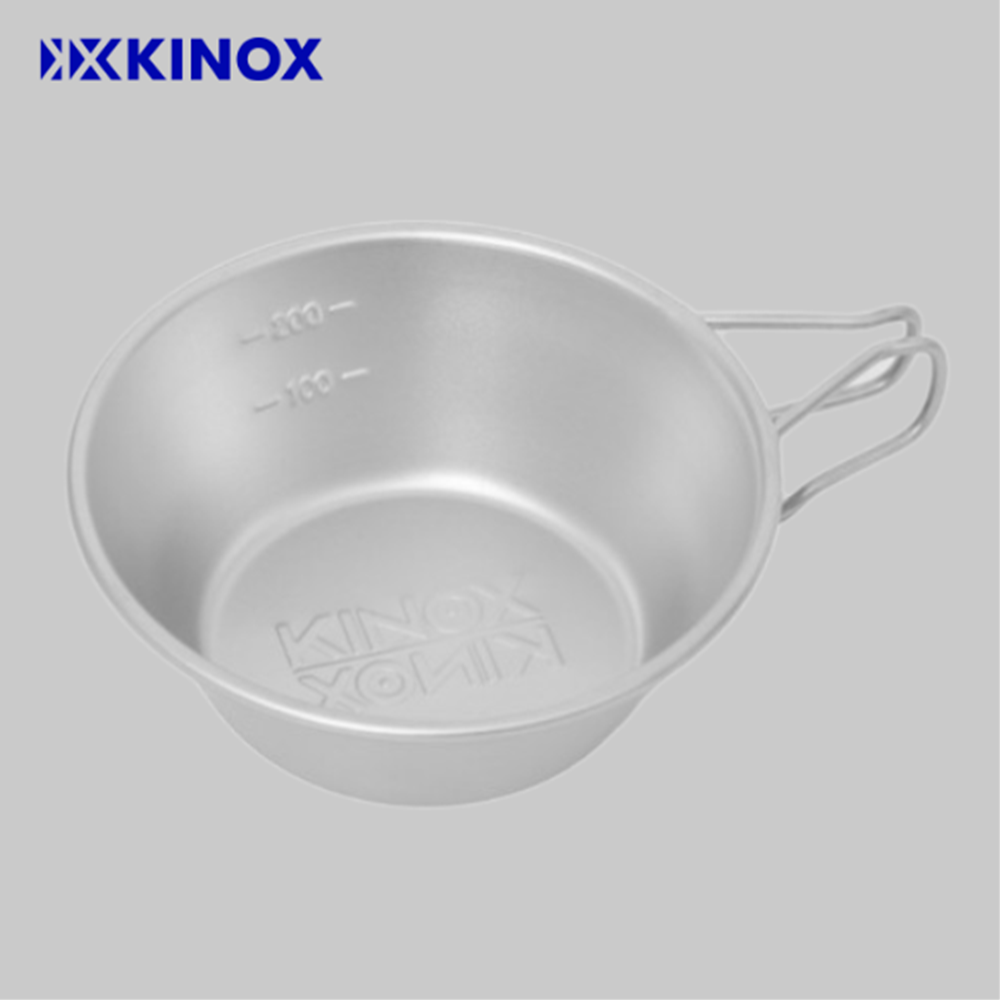 키녹스 캠핑 시에라컵 300ml 스테인리스  막걸리잔 경량 캠핑컵 백패킹 - 상품 이미지