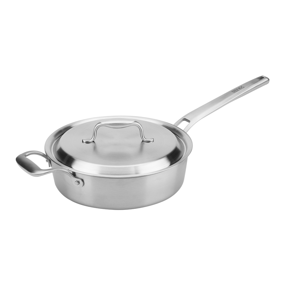 한일스텐레스 베닉스 통5중 316 스텐 소테팬 24cm 전골 후라이팬