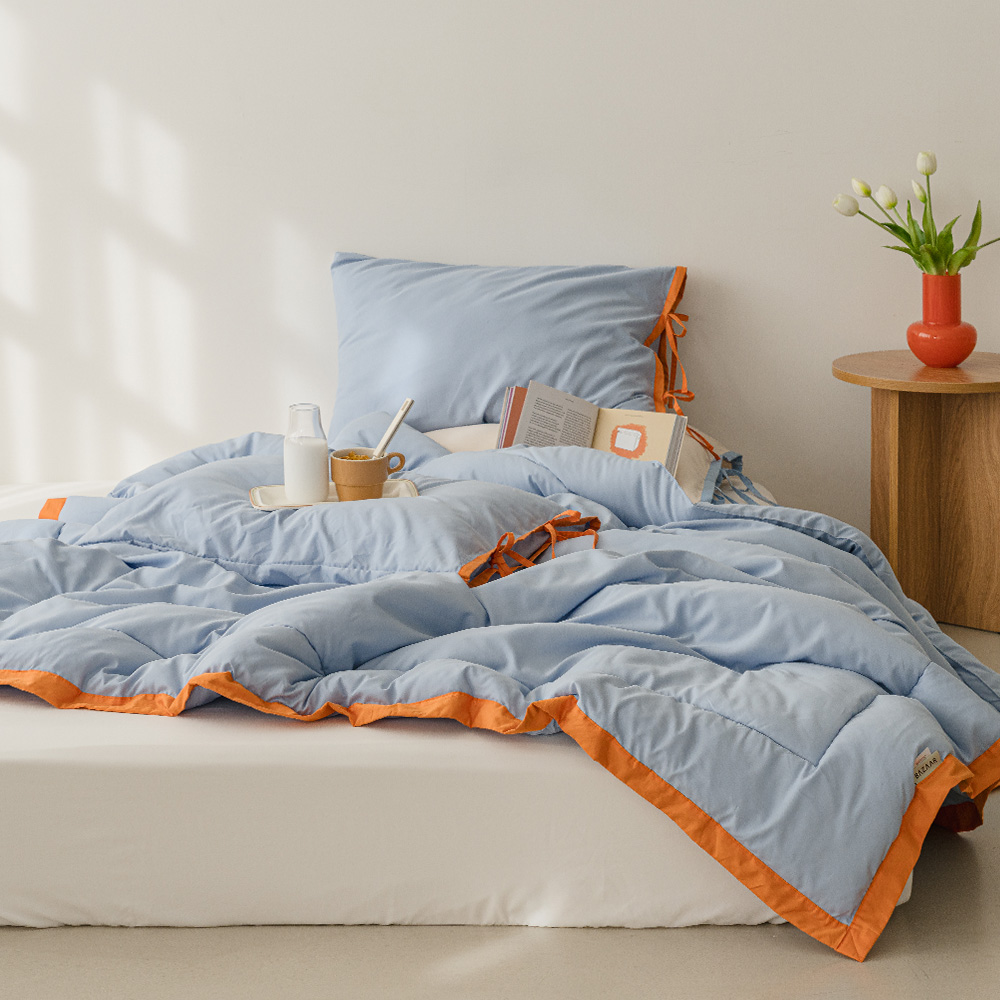 바자르 시리얼 포인트라인 먼지없는 사계절 차렵이불 패드세트 SS