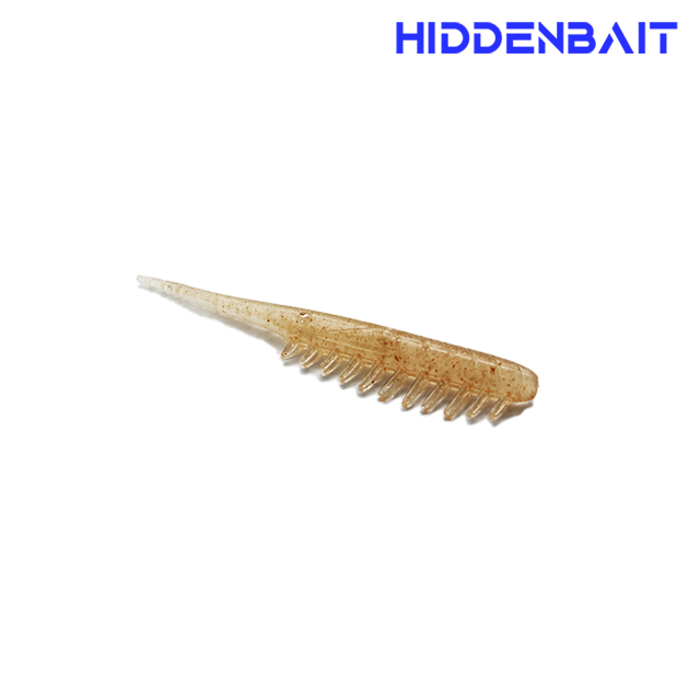 히든베이트 트리톤 볼락웜 아징웜 볼락낚시 UV점발광 집어제 첨가 010 BEIGE, 5.5cm(2.2인치) - 메인 이미지