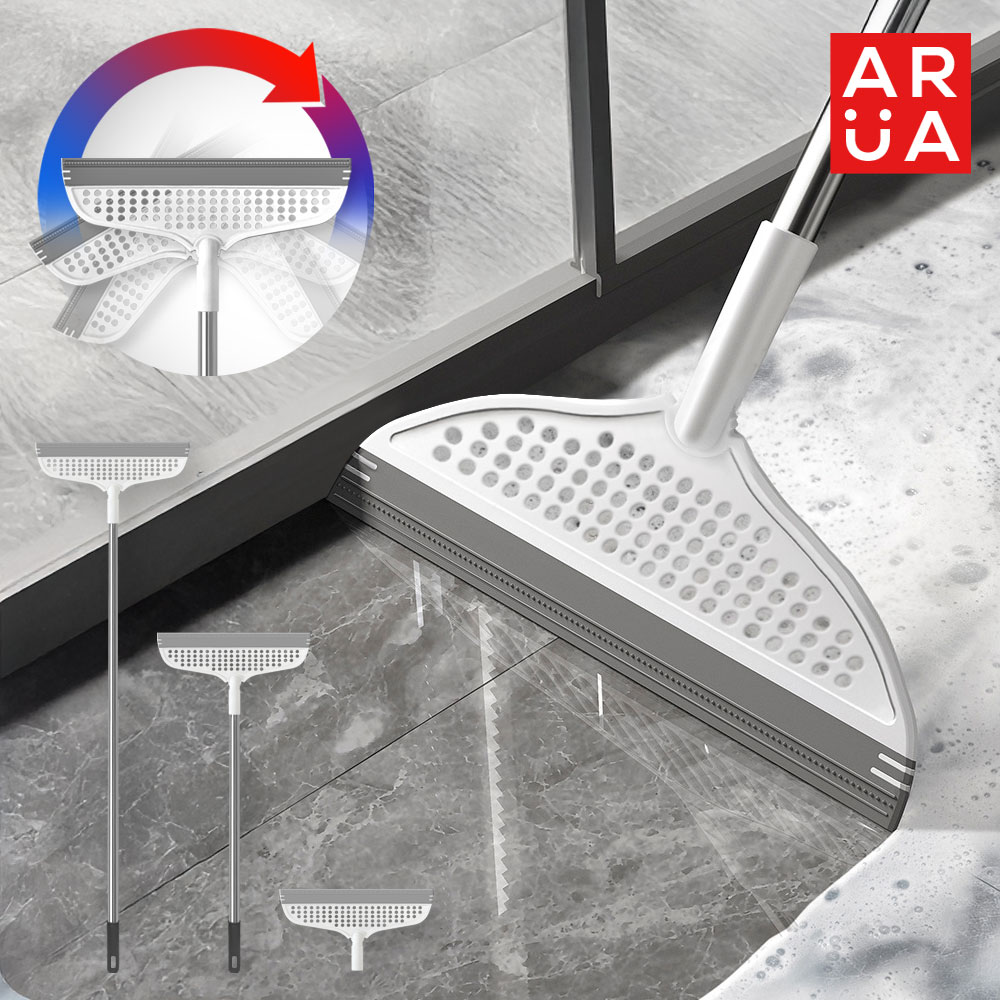 아루아 요술빗자루 실리콘빗자루 각도 길이 조절 롱 스퀴즈 스퀴지 샤워부스물때제거