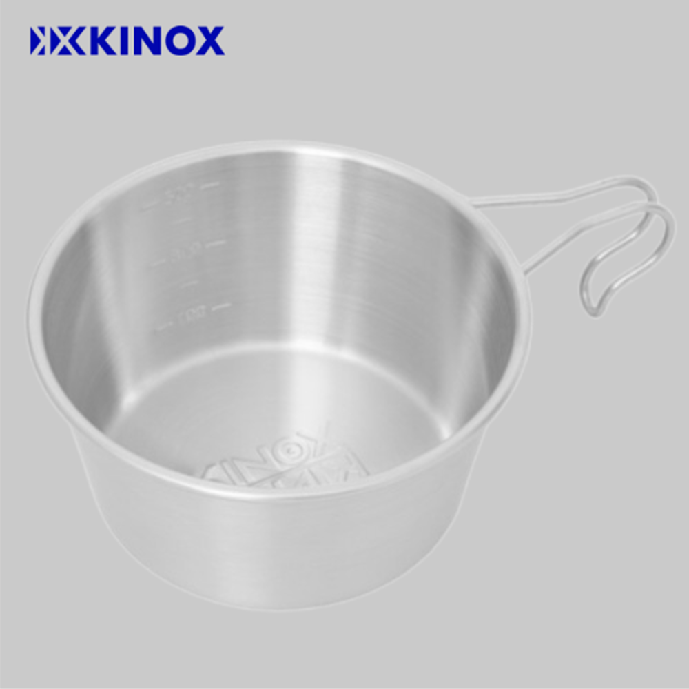 키녹스 캠핑 시에라컵 600ml 스테인리스 막걸리잔 백패킹