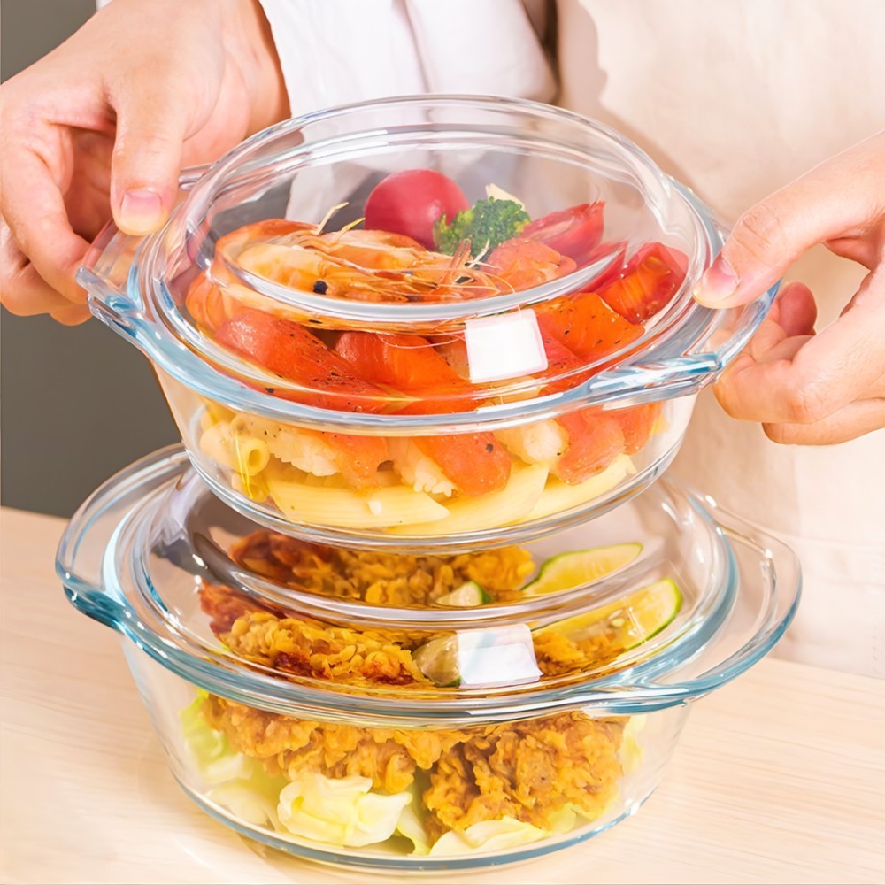 내열유리 전자레인지 전용 요리 찜기 계란찜 야채 용기 라면 파스타 냄비
