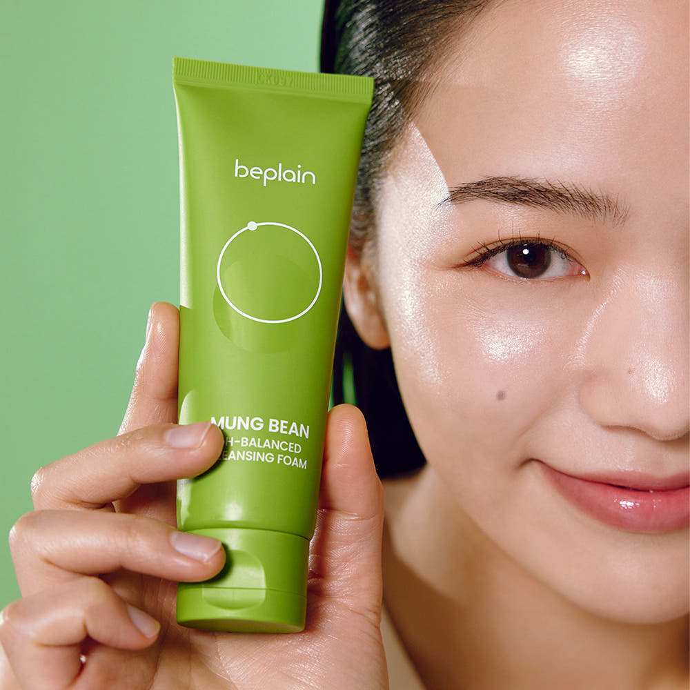[라운지전용] 비플레인 녹두 약산성 클렌징폼 80ml+녹두 모공 클렌징 밀크 밤 100ml 2종세트 (+폼20ml+크림20ml 증정) - 상세 이미지 3