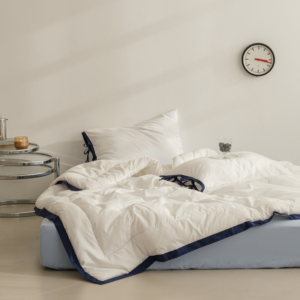 바자르 시리얼 포인트라인 먼지없는 사계절 차렵이불 패드세트 SS