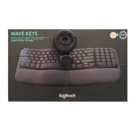 [로지텍] WAVE KEYS 오프화이트 플런저 무선블루투스 키보드 GD [로지텍 코리아 정품]