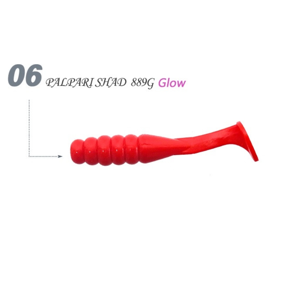 잇베이트 팔팔이쉐드 우럭 볼락 풀치웜 889G 레드, 5.5cm(2.2인치) - 상세 이미지 2