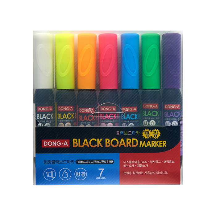 동아 블랙보드마카 형광 7색세트