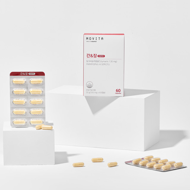 모비타 간&장 건강 듀얼케어 식물성 밀크씨슬 간건강 유산균 프로바이오틱스 60캡슐, 3개 상세 이미지 3
