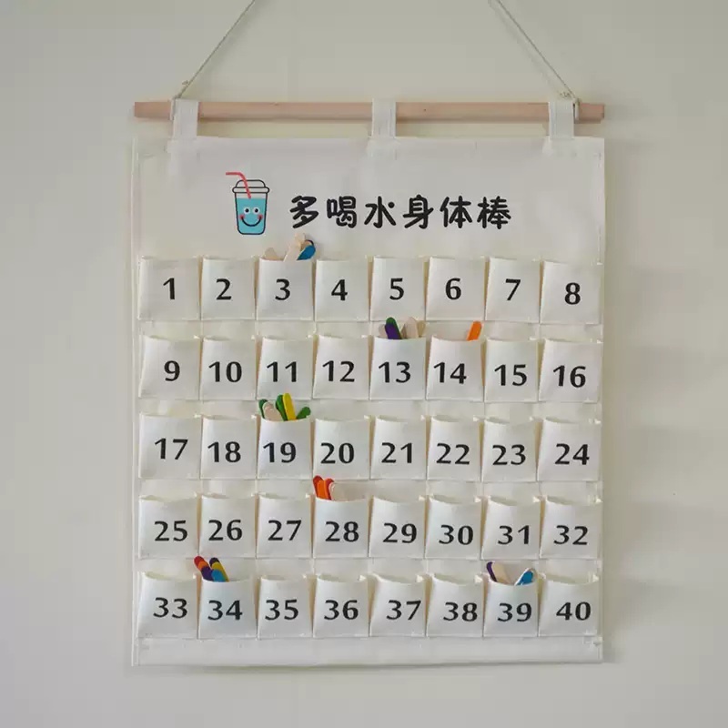 벽걸이 수납포켓 보관함 정리함 거치대 꽂이 월포켓 걸이 주머니 패브릭 현관 - 상품 이미지
