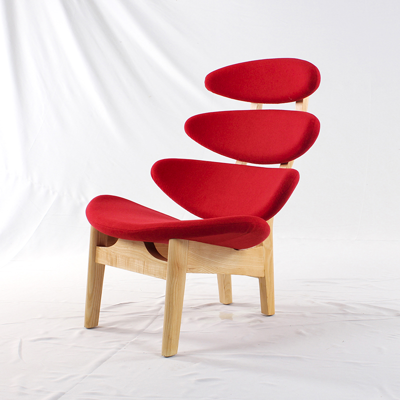 Poul Volther Corona chair 1인 라운지체어 페브릭 - 상품 이미지