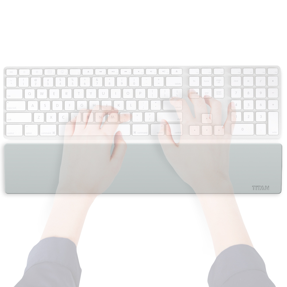제닉스 타이탄 실리콘 팜레스트 키보드 손목받침대