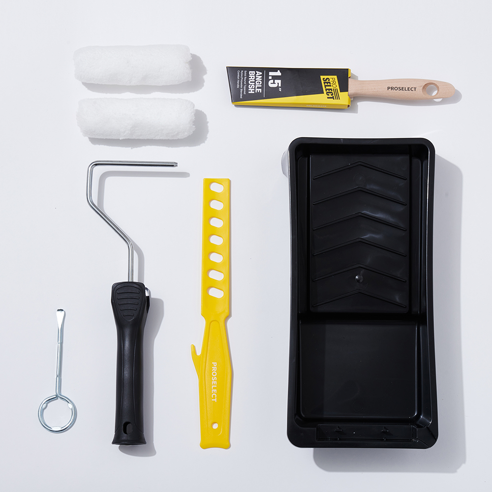 프로셀렉트 방문 가구 페인트 도구세트 100mm(4인치) 페인팅 부자재 페인트 붓 롤러 이미지 2