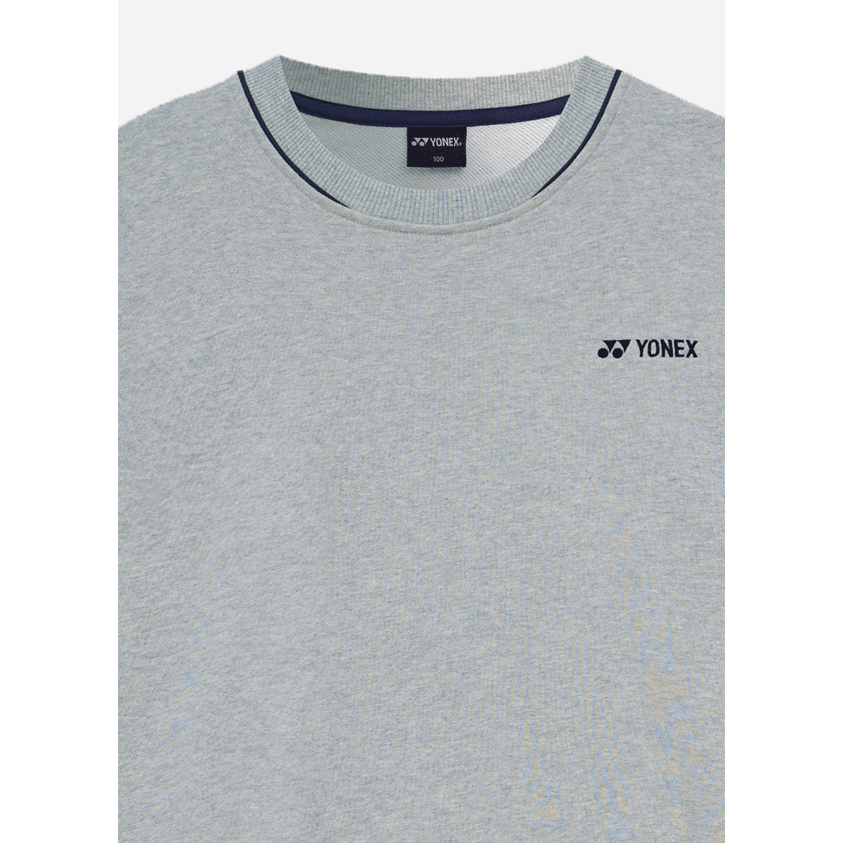 요넥스 251TL002U 배드민턴 오버핏 맨투맨 남녀공용 데일리웨어 멜란지그레이 - 상세 이미지 3