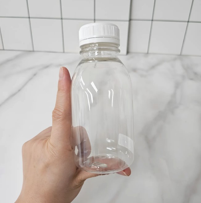 올담 국산 플라스틱 공병 우유병 밀크병 300ml (0183) 요거트병 주스병 더치커피 - 상세 이미지 3