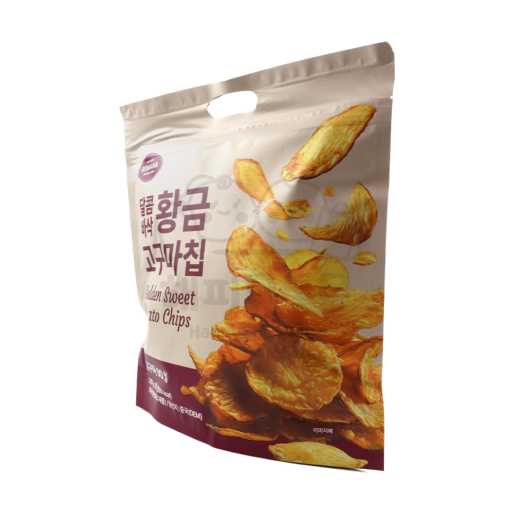 로마나 달콤바삭 황금 고구마칩 320g : 해피유통몰
