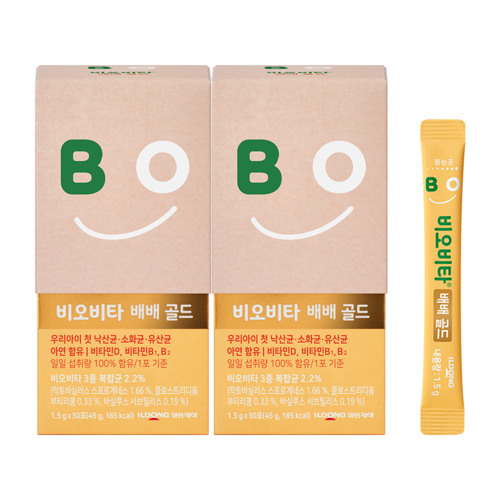 일동생활건강 비오비타 배배 골드 30포 2개 - 상품 이미지