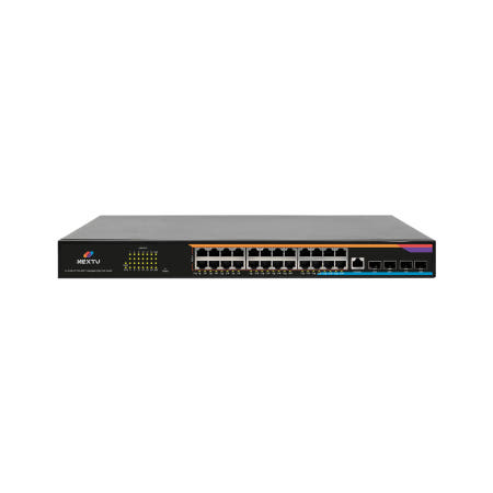 ㈜이지넷유비쿼터스 이지넷유비쿼터스 피우란 24포트TP/POE BT90W/10GSFP+L3 POE 스위치허브 POE8028L3-10G