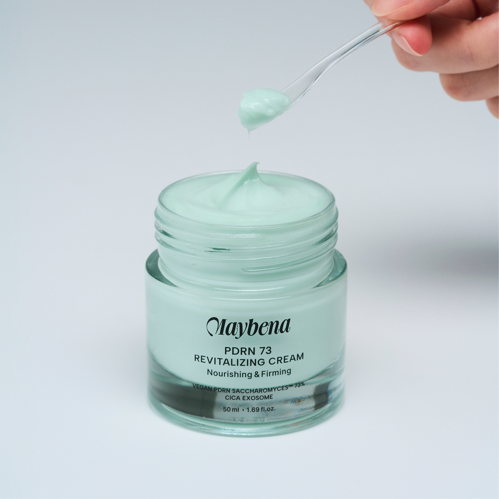 ★블프할인★[1+1] 메이베나 PDRN73 리바이탈라이징 크림 50ml 비건 PDRN 73% 시카엑소좀 함유 - 상세 이미지 4