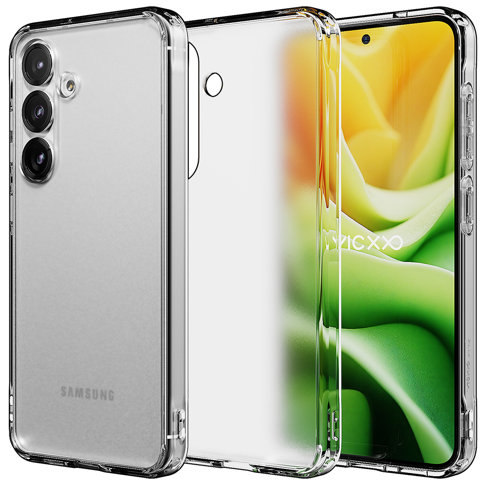 빅쏘 레빅터프 클리어 케이스 매트 투명, 갤럭시S25 플러스