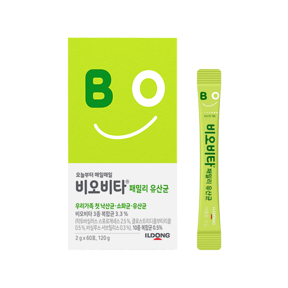 일동생활건강 비오비타 패밀리 배배 낙산균 유산균 프로바이오틱스 - 상품 이미지