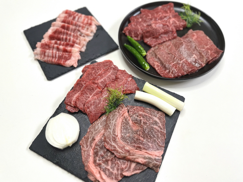 투쁠 투뿔 한우 구이용 선물세트 1kg - 상품 이미지